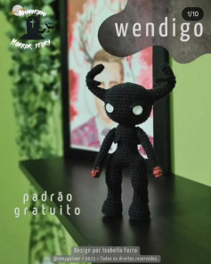 Padrão de Amigurumi Wendigo: Crie Seu Próprio Monstro de Crochê