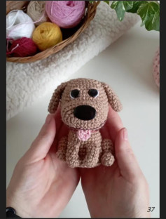 Patrón Amigurumi: Cómo Tejer un Perro de Peluche Adorable