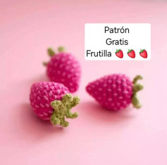 Patrón de amigurumi: cómo tejer fresas adorables paso a paso