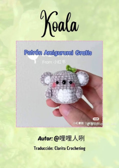 Patrón de Amigurumi: Cómo Tejer un Koala Adorable