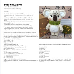 Patrón de Amigurumi: Cómo Tejer un Koala Bebé Paso a Paso