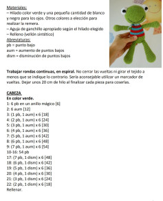 Patrón de Amigurumi: Cómo Tejer un Muñeco de Rana Verde