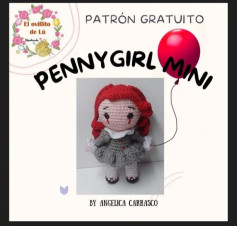 Patrón de Amigurumi: Crea tu propia PennyGirl Mini