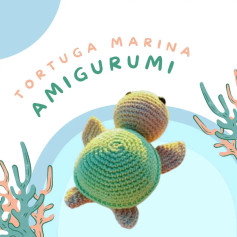 Patrón de Amigurumi: Crea tu Propia Tortuga Marina