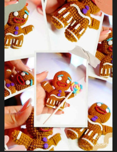 Patrón de Amigurumi: Creación de Muñeco de Jengibre