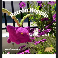 Patrón de Amigurumi de Hoppip para Tejer a Mano