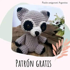 Patrón de amigurumi de mapache gratis para tejedores creativos