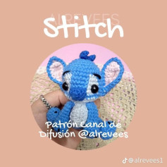 Patrón de amigurumi de Stitch para principiantes y expertos.