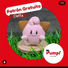 Patrón de Amigurumi Gratis: Crea un Cleffa Adorable