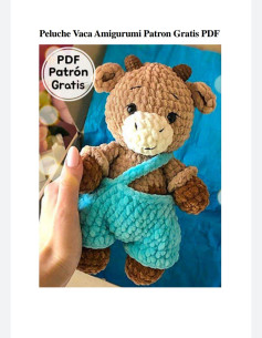 Patrón de Amigurumi Vaca de Peluche: Descarga el PDF Gratis