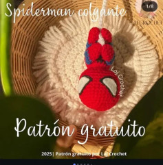 Patrón de crochet: Materiales y abreviaciones para hacer un Spiderman