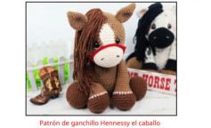 Patrón de ganchillo para crear un adorable caballo amigurumi
