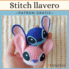 Patrón de llaveros de Stitch a crochet: ¡Crea tus propios personajes adorables!