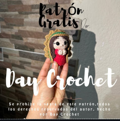 Patrón de muñeca amigurumi gratis para tejedores creativos.