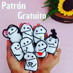 Patrón de muñecos de crochet divertidos y gratuitos para principiantes