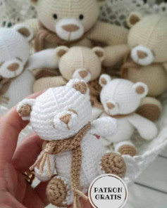 Patrón gratis para tejer ositos amigurumi adorables