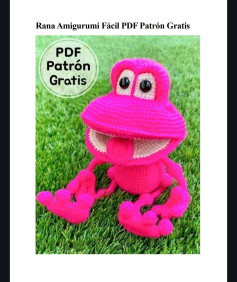 Patrón Gratis para Tejer Rana Amigurumi en PDF
