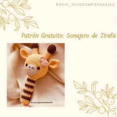Patrón Gratuito: Sonajero de Jirafa