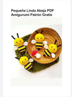 Pequeñas Abejas Amigurumi: Patrón Gratis para Tejer en Casa