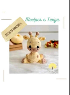 Receita Amigurumi de Girafa: Instruções de Móc Len Detalhadas