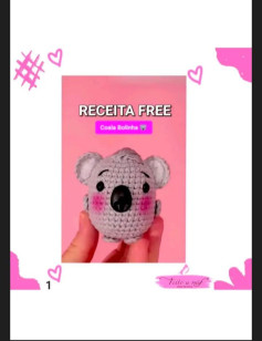 Receita de Amigurumi: Coala Bolinha Fofo para Iniciantes
