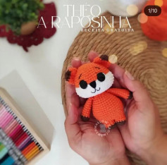 Receita de Amigurumi: Como Fazer uma Raposinha Fofa em Crochê