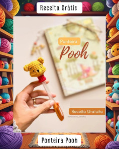 Receita Grátis: Ponteira de Crochê Winnie Pooh