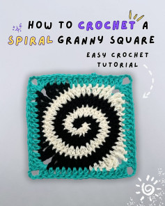 Spiral Granny Square Crochet Pattern: A Step-by-Step Guide