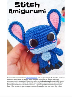 Stitch Amigurumi: Instruções Passo a Passo para Crochê Perfeito