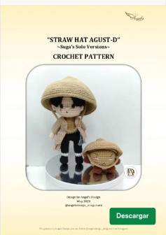 Straw Hat Agust-D Crochet Pattern for Amigurumi Enthusiasts