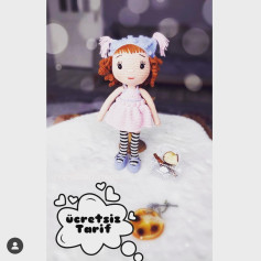 Ücretsiz Amigurumi Bebek Tarifi: Sevimli Kız Bebek Modeli