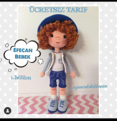 Ücretsiz Efecan Bebek Tarifi: Sevimli Amigurumi Oyuncak Yapımı