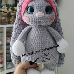آموزش بافت عروسک خرگوشی با قلاب برای مبتدیان