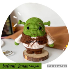 آموزش بافت عروسک شخصیت سبز کارتونی با قلاب