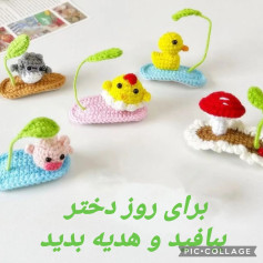 آموزش بافت عروسک‌های کوچک قلاب‌بافی با طرح‌های حیوانات