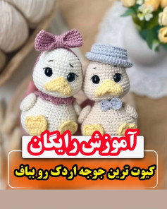 آموزش رایگان کیوت ترین جوجه اردک روبیاف
