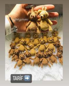 Amigurumi Anahtarlıklar: Sevimli Ayıcıkların Mükemmel Örgü Deseni