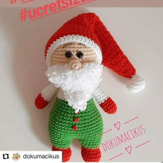 Amigurumi Noel Baba: Sevimli ve Ücretsiz Örgü Modeli