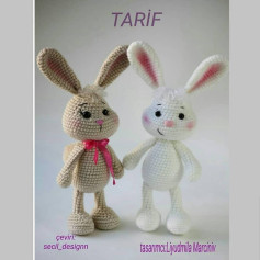 Amigurumi Tavşan Çiftinin Sevimli Örgü Tarifi