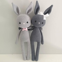 Amigurumi Tavşan Çiftleri: Kendi Sevimli Oyuncaklarınızı Yaratın