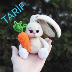 Amigurumi Tavşan ve Havuç Yapımı: Adım Adım Tarif