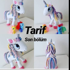 Amigurumi Unicorn Tarifi: Renkli ve Eğlenceli Örgü Modeli