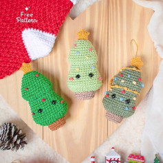Árvores de Natal de Crochê: Gráficos Fáceis e Gratuitos para Decoração
