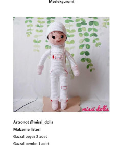 Astronot Amigurumi Deseni: Sevimli ve Kolay Yapılabilir