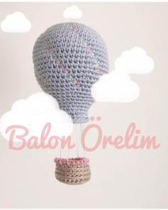 Balon Şeklinde Tığ İşi Dekoratif Aksesuar Yapımı
