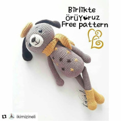 Birlikte Örüyoruz: Sevimli Köpek Amigurumi Deseni