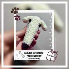 Borzoi Dog Crochet Pattern: Free and Easy to Make