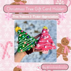 Christmas Tree Gift Card Holder Crochet Pattern