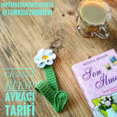 Çiçekli Kitap Ayracı Yapımı: Kolay ve Güzel Bir Hediye Fikri