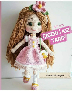 Çiçekli Kız Bebek Amigurumi Tarifi: Tatlı Oyuncak Yapımı
